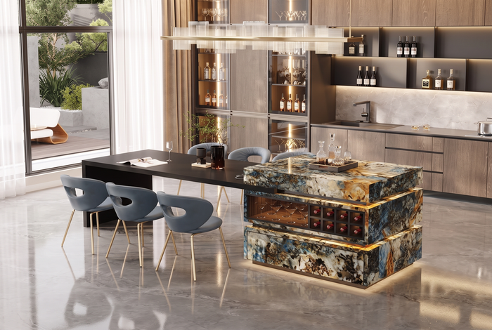 The Vintner Island Table