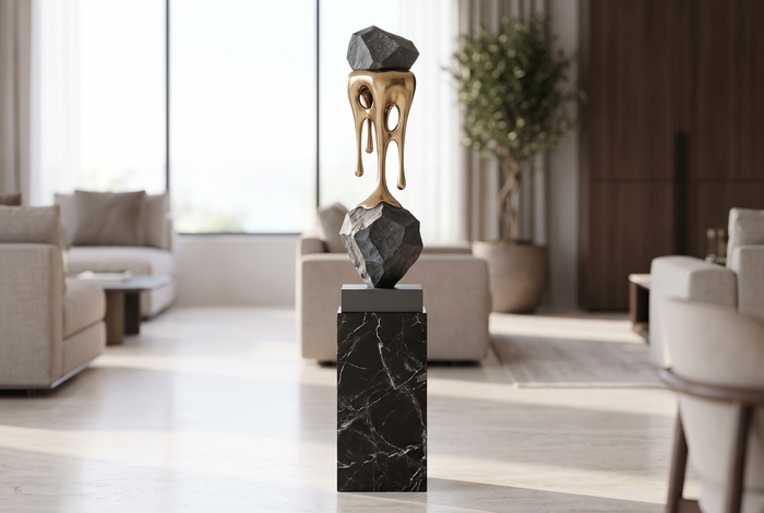 The Molten Ore Floor Sculpture